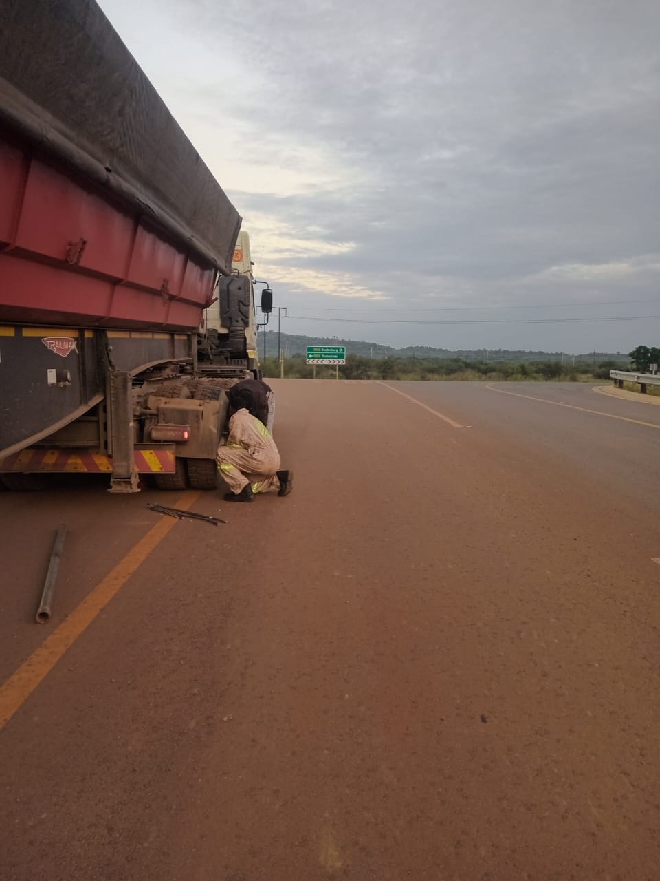 Roadside vehicle stop